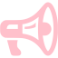 pink advertising icon