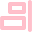 pink align right icon