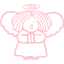 pink christmas 25 icon