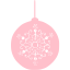 pink christmas 45 icon