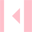pink collapse left icon