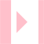 pink collapse right icon