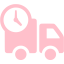 pink delivery icon