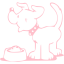 pink dog 19 icon