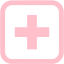 pink hospital icon