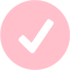 pink ok icon