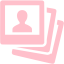 pink stack of photos icon