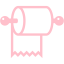 pink toilet paper icon