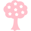 pink tree 13 icon