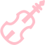 pink violin icon