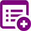 purple add property icon