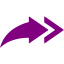 purple arrow 59 icon