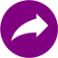 purple arrow 61 icon