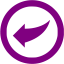 purple arrow 64 icon