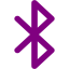 purple bluetooth 2 icon