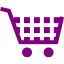 purple cart 10 icon