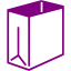 purple cart 12 icon