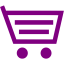 purple cart 27 icon