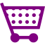 purple cart 62 icon