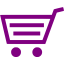 purple cart 71 icon