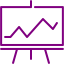 purple chart 2 icon