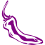 purple chili pepper 10 icon