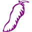 purple chili pepper 2 icon