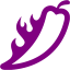 purple chili pepper 29 icon