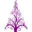 purple christmas 16 icon