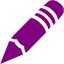 purple crayon icon