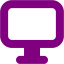 purple desktop 3 icon