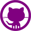 purple github 11 icon