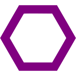 purple hexagon pop it