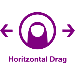 horizontal drag 2 icon