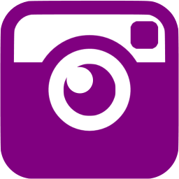 Purple instagram icon PNG, SVG