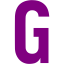 purple letter g icon