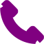 purple phone icon