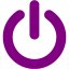 purple power icon