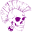 purple skull 15 icon