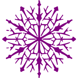 Purple snowflake 52 icon - Free purple snowflake icons