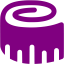 purple tape measure 2 icon