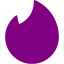 purple tinder icon