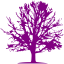 purple tree icon