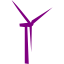purple windmill icon