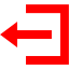 red account logout icon