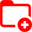 red add folder icon