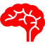 red brain icon