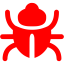 red bug icon