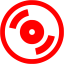 red cd icon