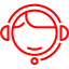 red chat icon